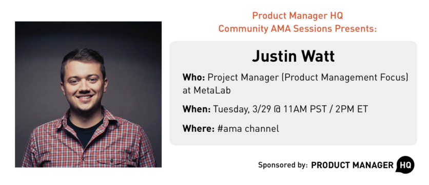 PMHQ Community AMA Sessions - Justin Watt