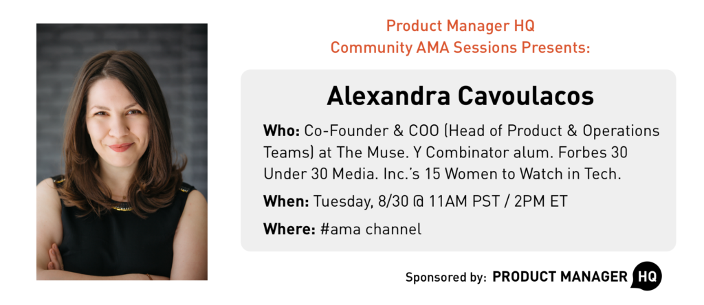 PMHQ Community AMA Sessions - Alexandra Cavoulacos